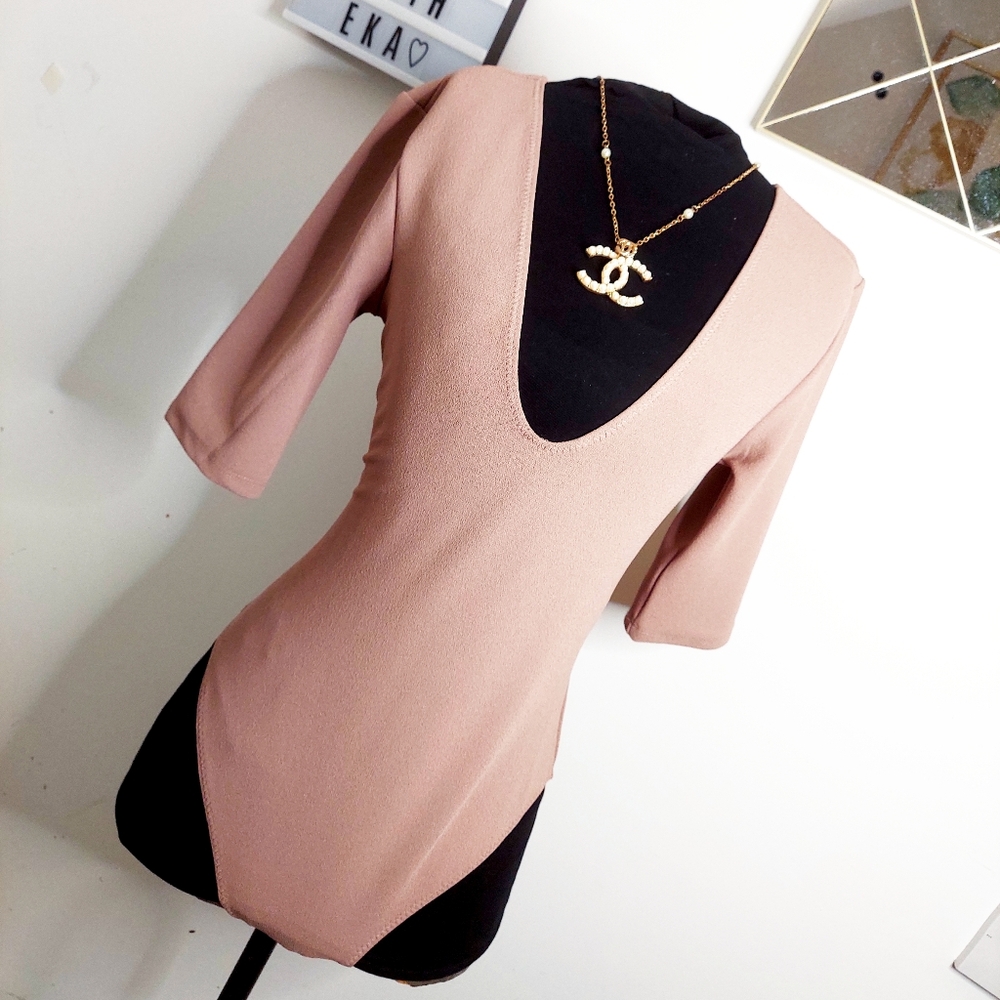 Pink zara bodysuit